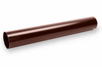Труба водосточная 90мм (3 м.) STAL, 152(130)/90 мм, цвет Темно-коричневый, Galeco